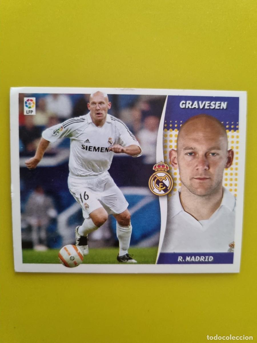 Cromos de f&uacute;tbol: CROMO LIGA ESTE 06 07 2006 2007 NUNCA PEGADO SIN PEGAR GRAVESEN REAL MADRID AR1026
