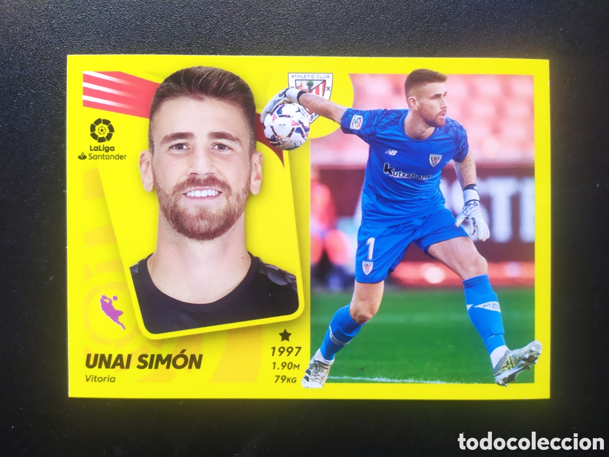 Cromos de f&uacute;tbol: Liga este 2021 2022 21 22 panini Unai Sim&oacute;n n&deg; 5 Athletic Bilbao
