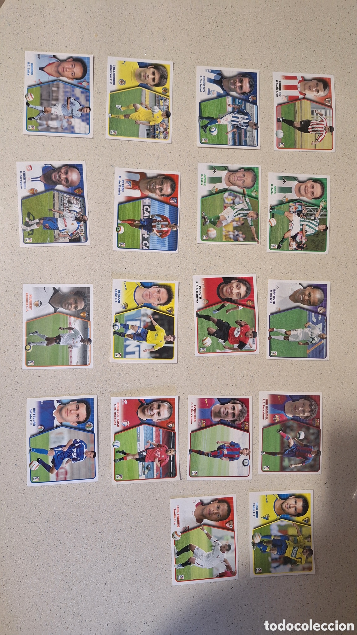 Cromos de f&uacute;tbol: Cromos fichajes ediciones este 2005 2006