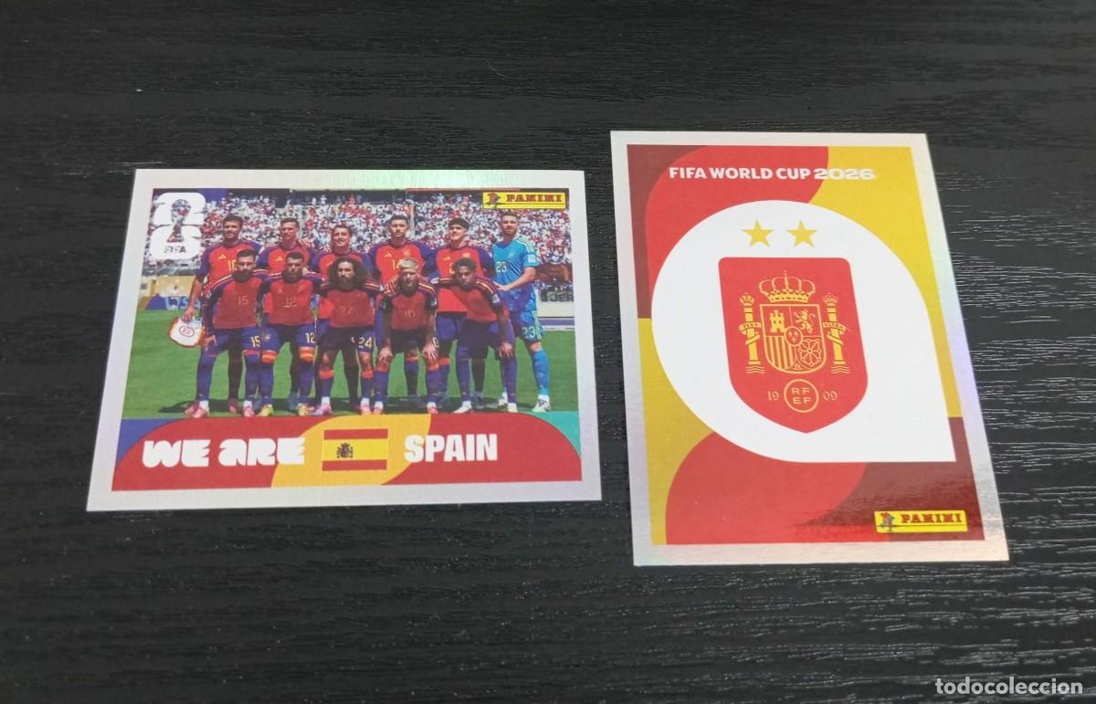 Cromos de f&uacute;tbol: -PANINI MUNDIAL 2026 : ACTUALIZACION 2 ESTRELLAS , ESP 1 BIS / ESP 13 BIS