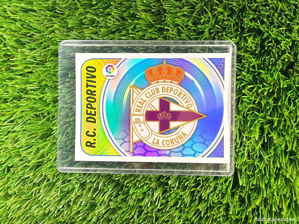 Cromos de f&uacute;tbol: N&ordm; 13 Escudo RC Deportivo Liga Este 16 17