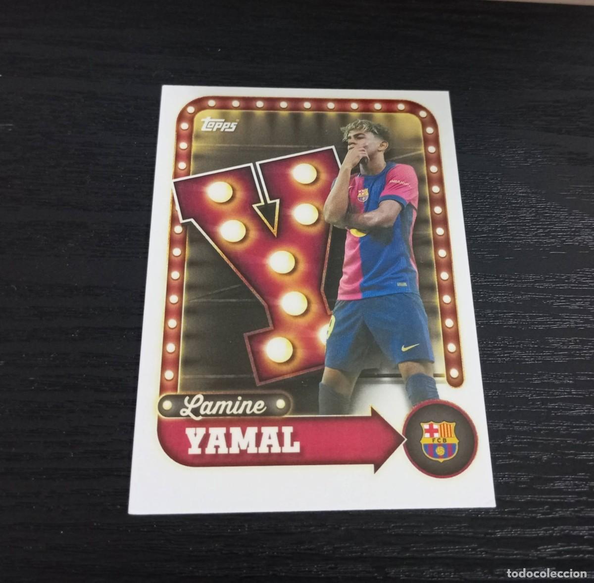 Cromos de f&uacute;tbol: -TOPPS BARCELONA COLLECTOR TIN 25-26 : 25 LAMINE YAMAL ( BARCELONA )