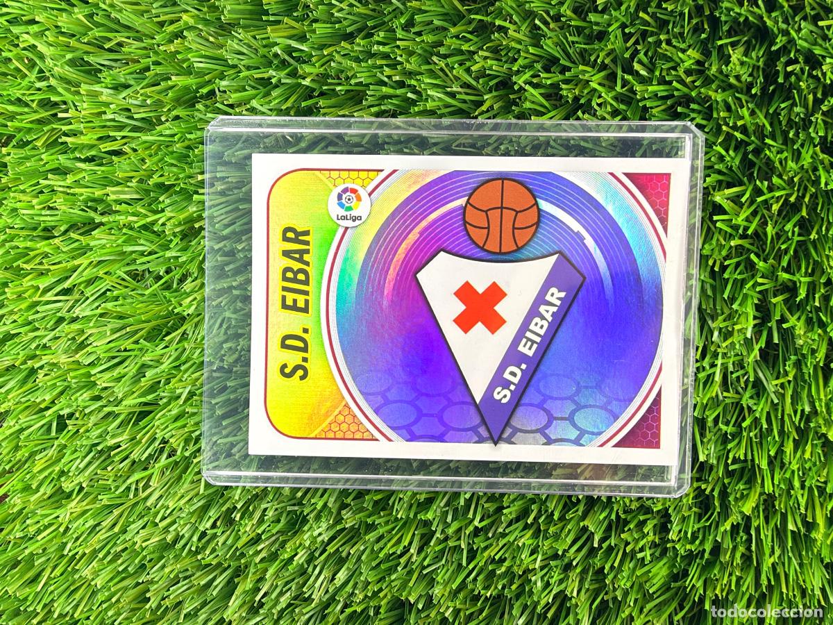 Cromos de f&uacute;tbol: N&ordm; 15 Escudo SD Eibar Liga Este 16 17