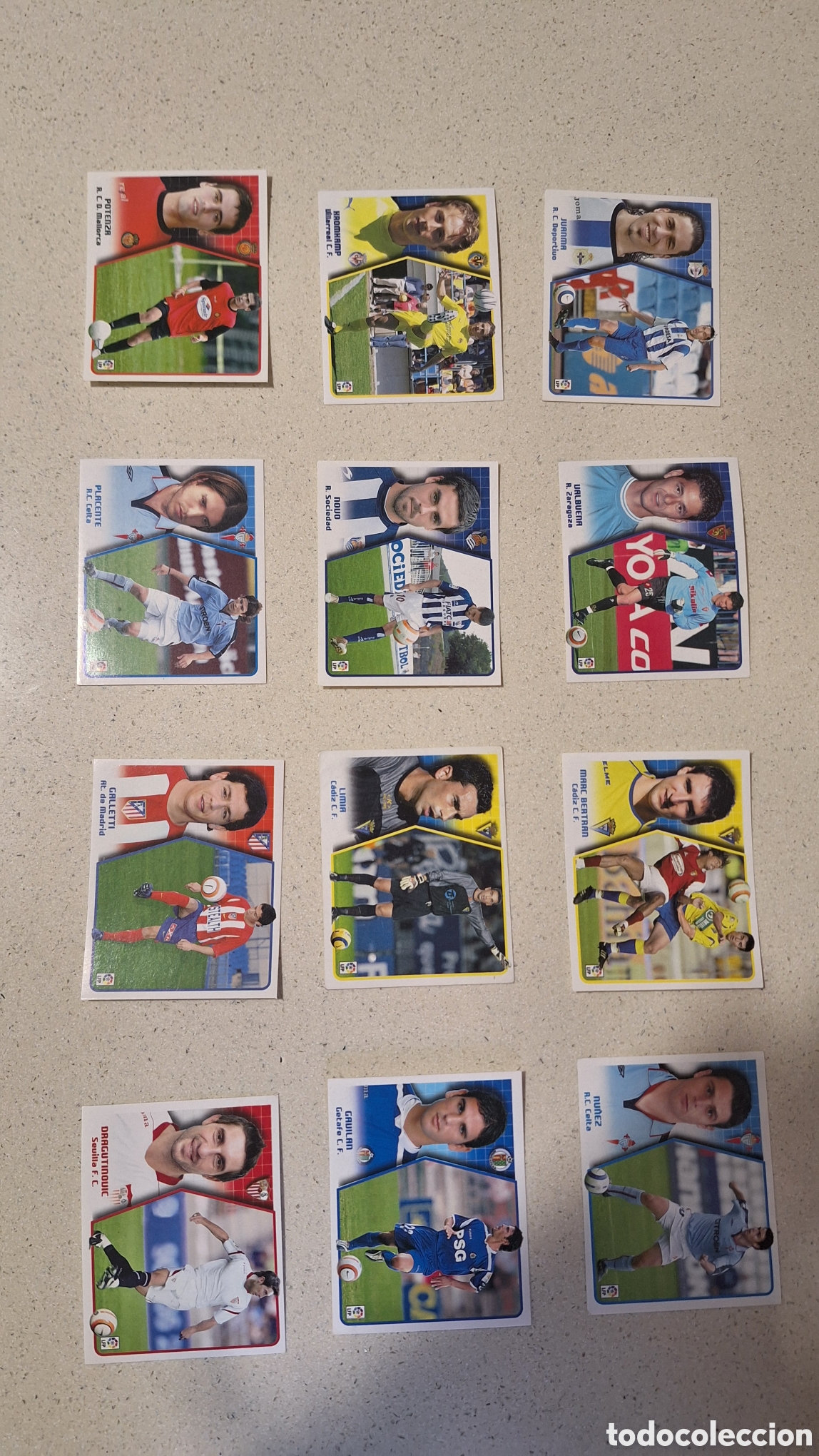 Cromos de f&uacute;tbol: Cromos &rdquo;coloca&rdquo; ediciones este 2005 2006