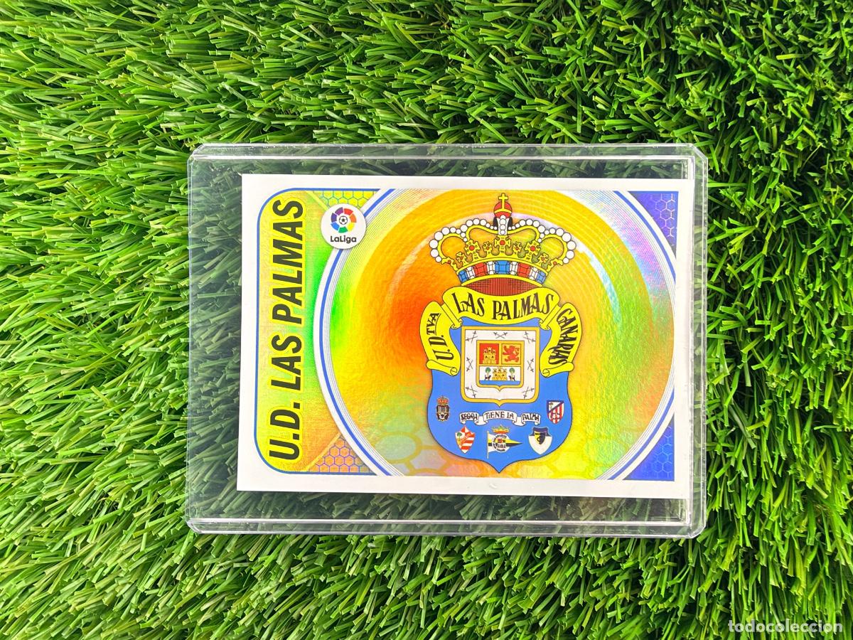 Cromos de f&uacute;tbol: N&ordm; 21 Escudo UD Las Palmas Liga Este 16 17