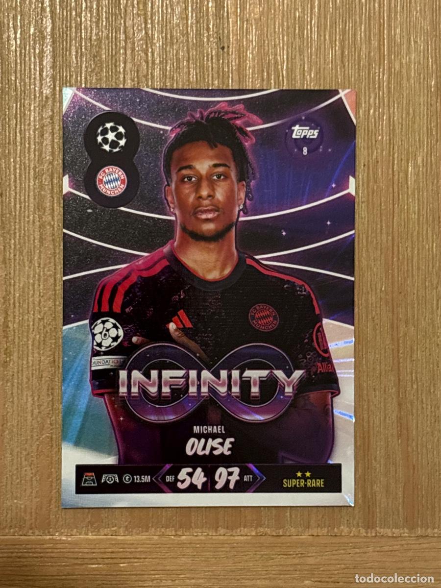Cromos de f&uacute;tbol: CROMO TOPPS MATCH ATTAX 2026-27 26-27 N 128 CHAMPIONS LEAGE INFINITY MICHAEL OLISE N 8