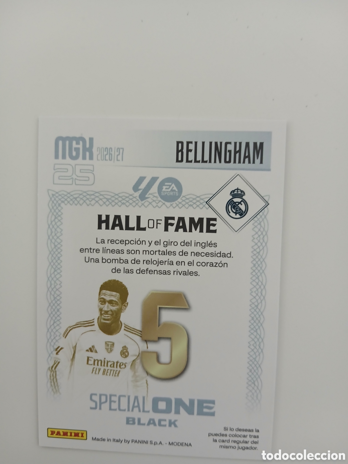 Cromos de f&uacute;tbol: MEGACRACKS 2026 SPECIAL ONE BLACK BELLINGHAM
