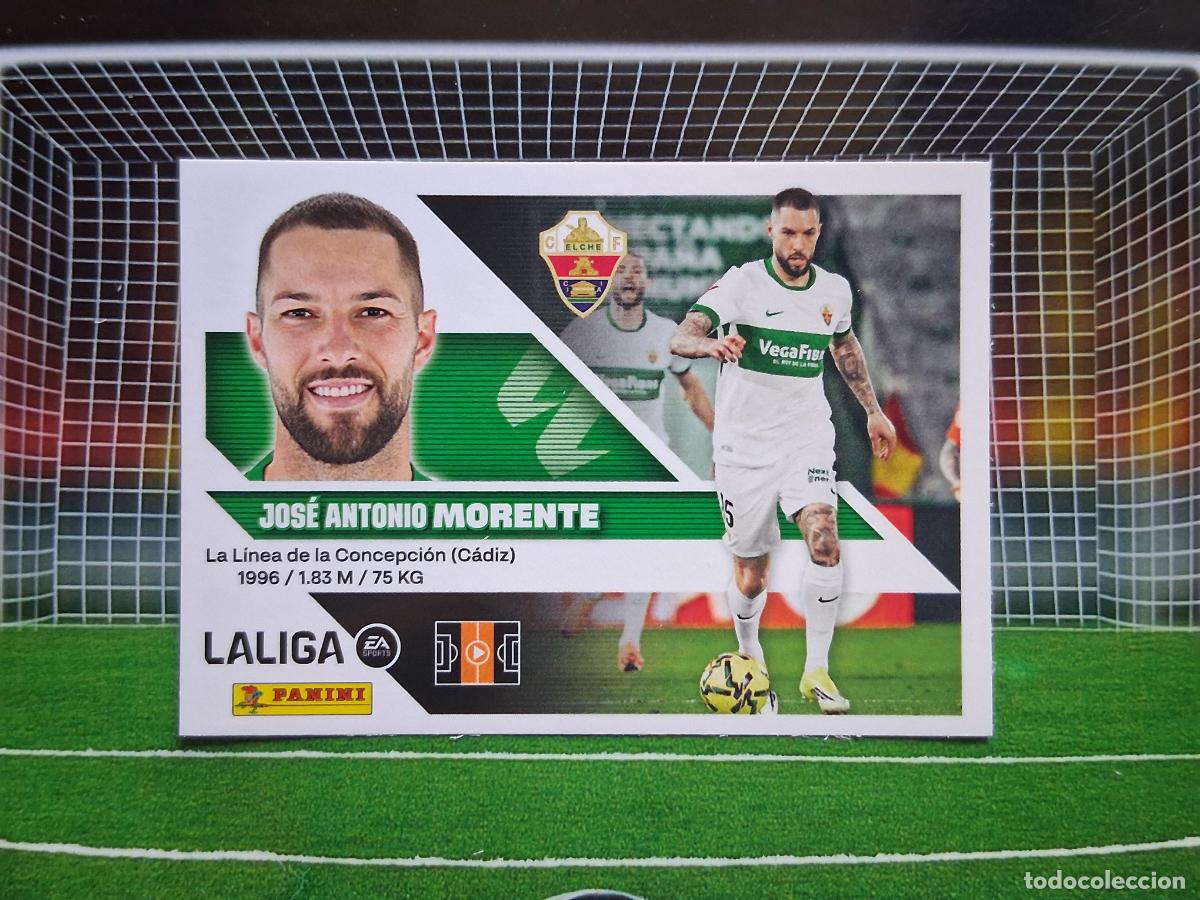 Cromos de f&uacute;tbol: 16 MORENTE ELCHE CROMOS EDICIONES ESTE LIGA FUTBOL PANINI 2026 2027 26 27