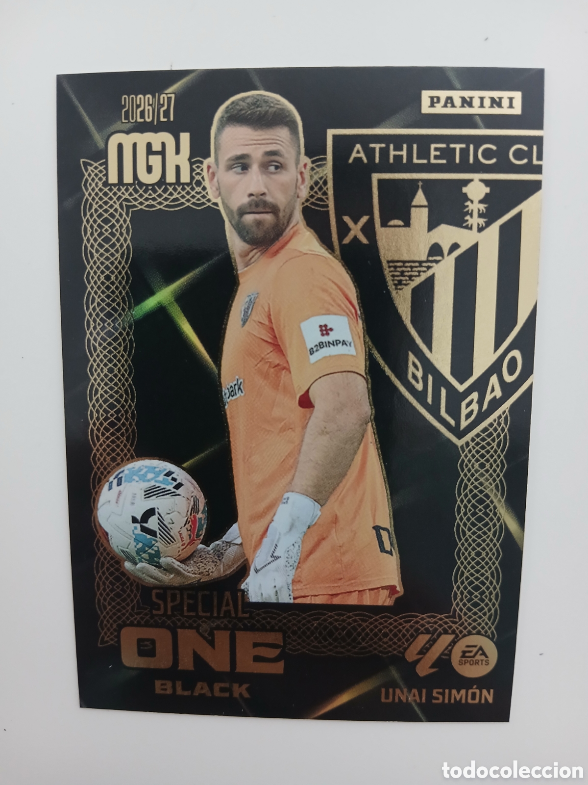 Cromos de f&uacute;tbol: MEGACRACKS 2026 SPECIAL ONE BLACK UNAI SIMON