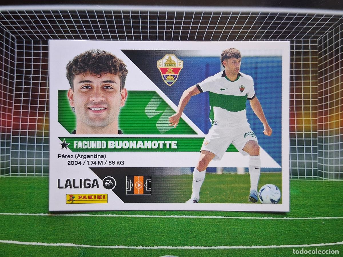 Cromos de f&uacute;tbol: BUONANOTTE FICHAJE 32 ELCHE CROMOS EDICIONES ESTE LIGA FUTBOL PANINI 2026 2027 26 27