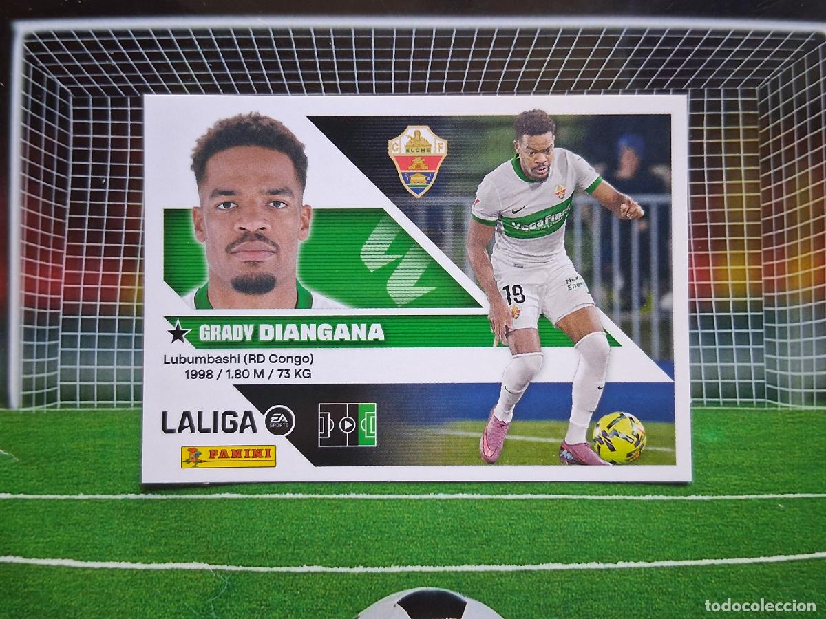 Cromos de f&uacute;tbol: 19 DIANGANA ELCHE CROMOS EDICIONES ESTE LIGA FUTBOL PANINI 2026 2027 26 27