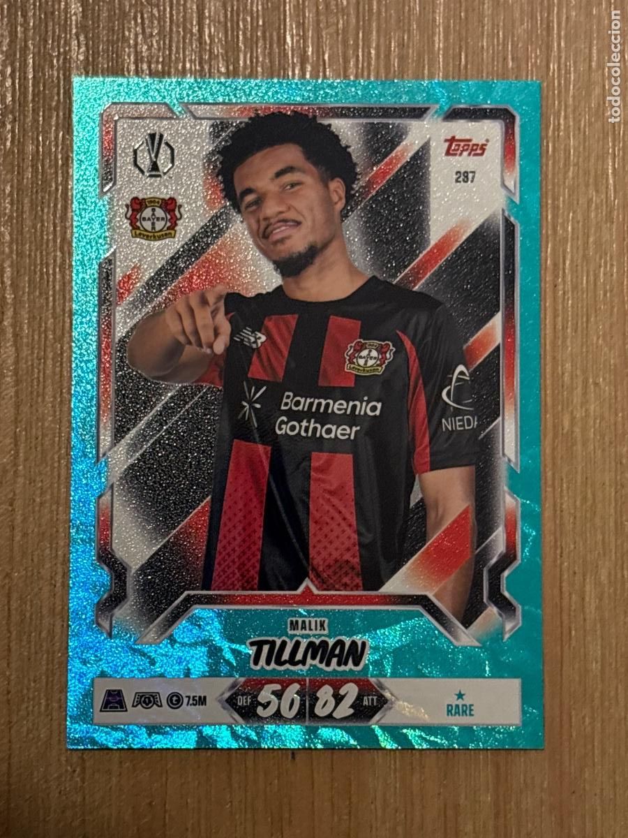 Cromos de f&uacute;tbol: 44. CROMO PARALELO MALIK TILLMAN N 287 TOPPS MATCH ATTAX 2026-27 26-27 CHAMPIONS