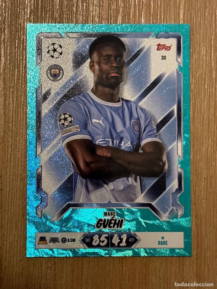 Cromos de f&uacute;tbol: 44. CROMO PARALELO MARC GUEHI N 30 TOPPS MATCH ATTAX 2026-27 26-27 CHAMPIONS