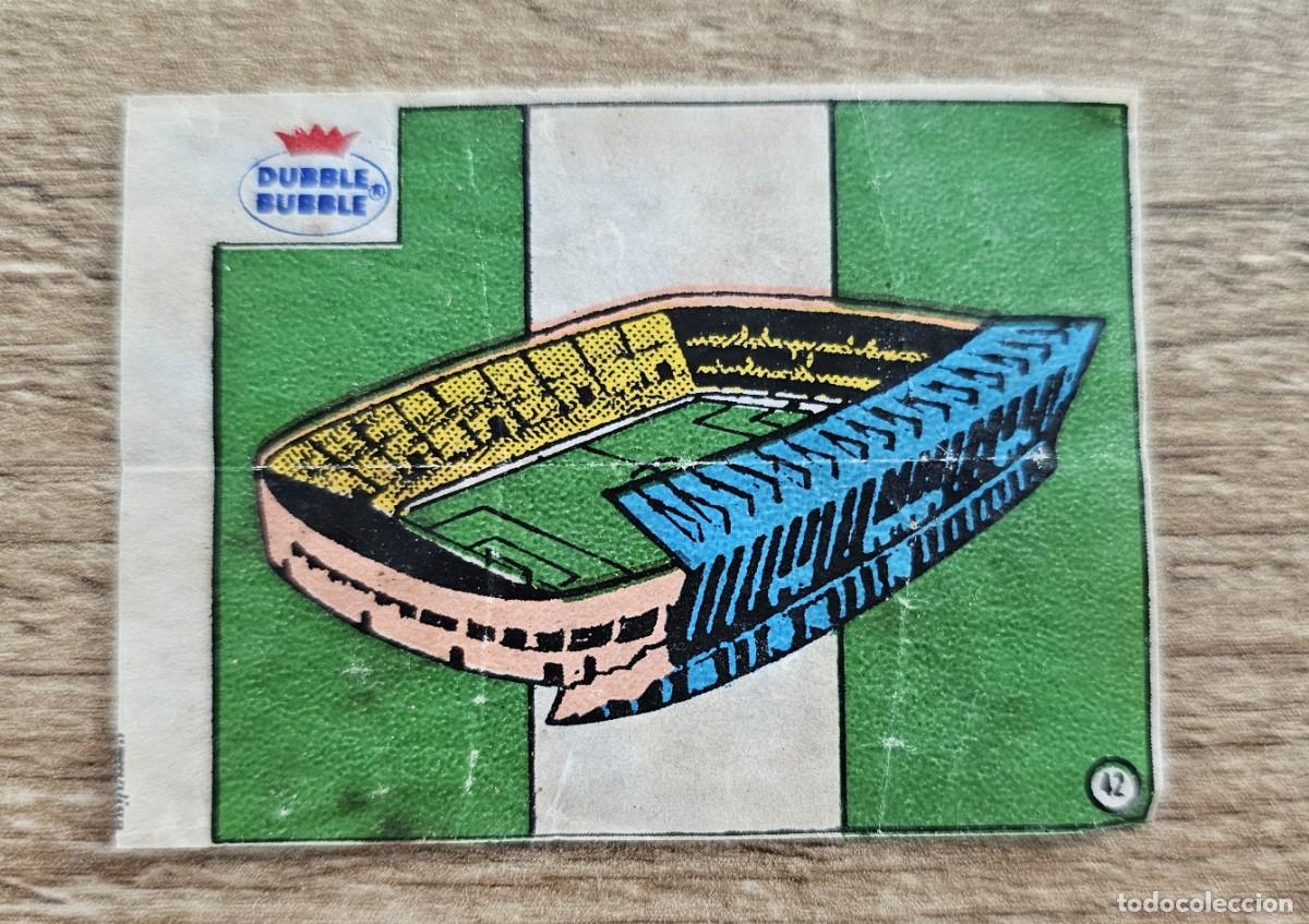 Cromos de f&uacute;tbol: Dubble Bubble chicles fleer - cromos futbol mundial 1982 - ESTADIO N&ordm; 42 - sin pegar