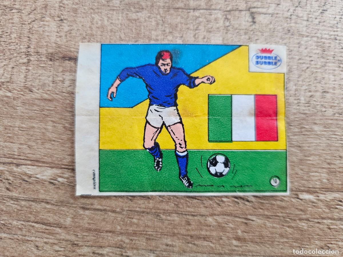 Cromos de f&uacute;tbol: Dubble Bubble chicles fleer - cromos futbol mundial 1982 - ITALIA N&ordm; 10 - sin pegar