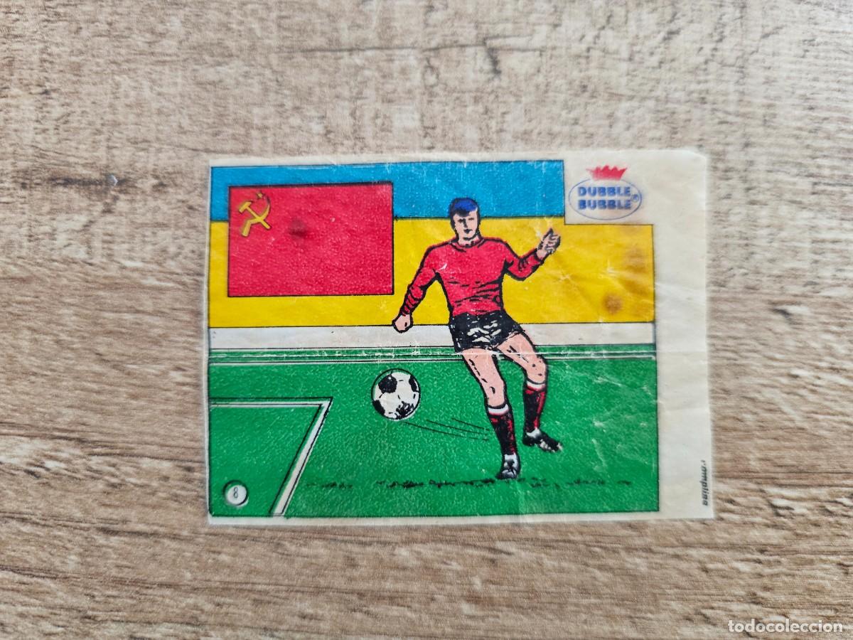 Cromos de f&uacute;tbol: Dubble Bubble chicles fleer - cromos futbol mundial 1982 - RUSIA URSS N&ordm; 8 - sin pegar