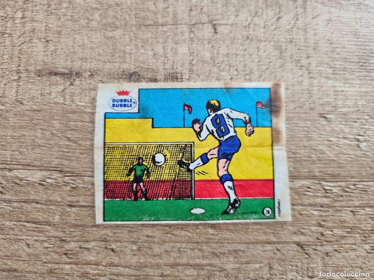 Cromos de f&uacute;tbol: Dubble Bubble chicles fleer - cromos futbol mundial 1982 - PENALTI N&ordm; 28 - sin pegar