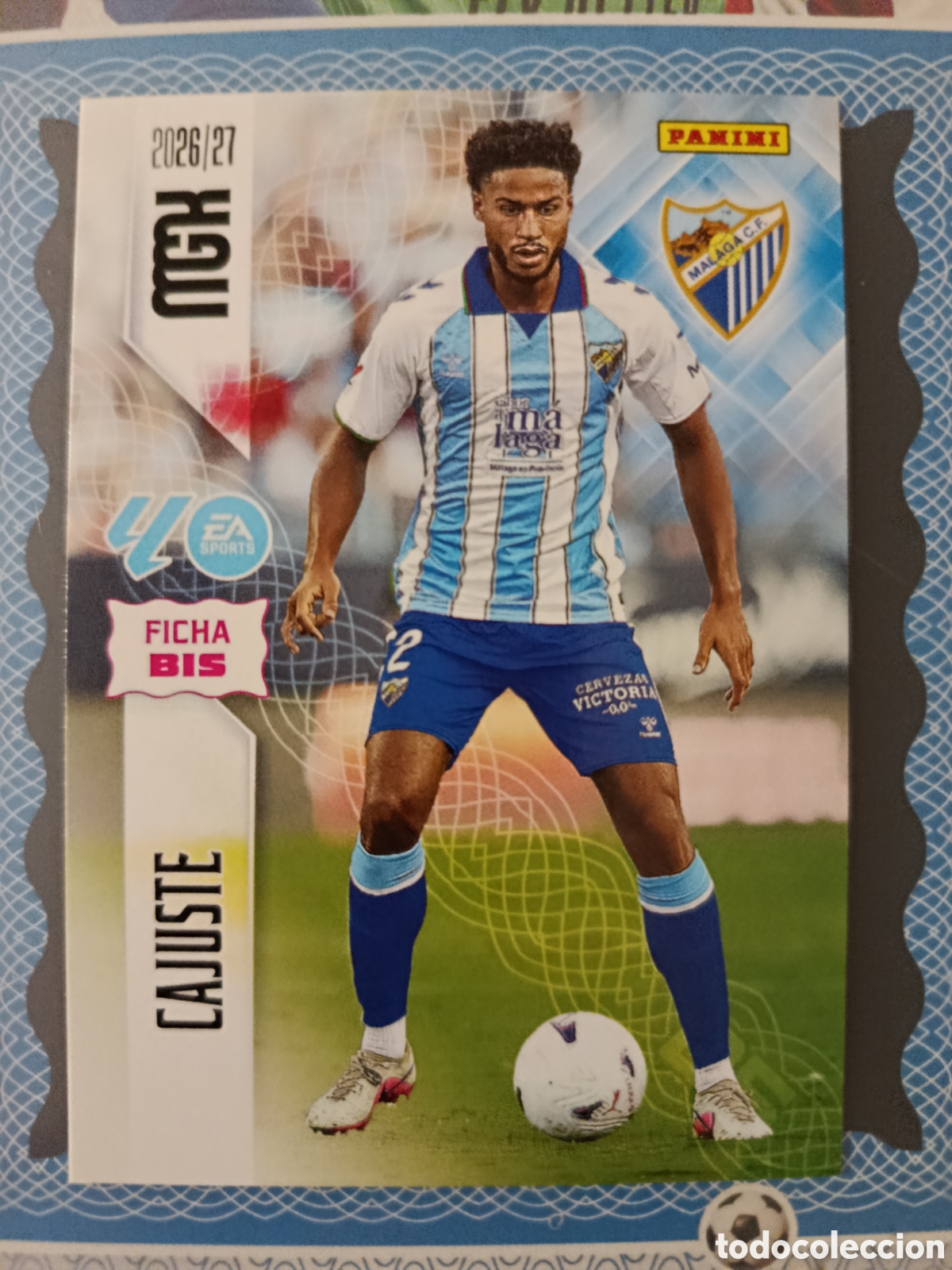 Cromos de f&uacute;tbol: MEGACRACKS 2026 2027 26 27 - PANINI - N&ordm; 245 BIS CAJUSTE MALAGA FICHA BIS