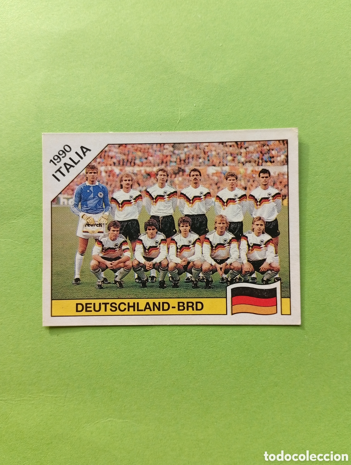Cromos de Futebol: 1990 ITALIA 90 - N&ordm; 251 EQUIPO - ALEMANIA - ED. CARVAJAL / PANINI