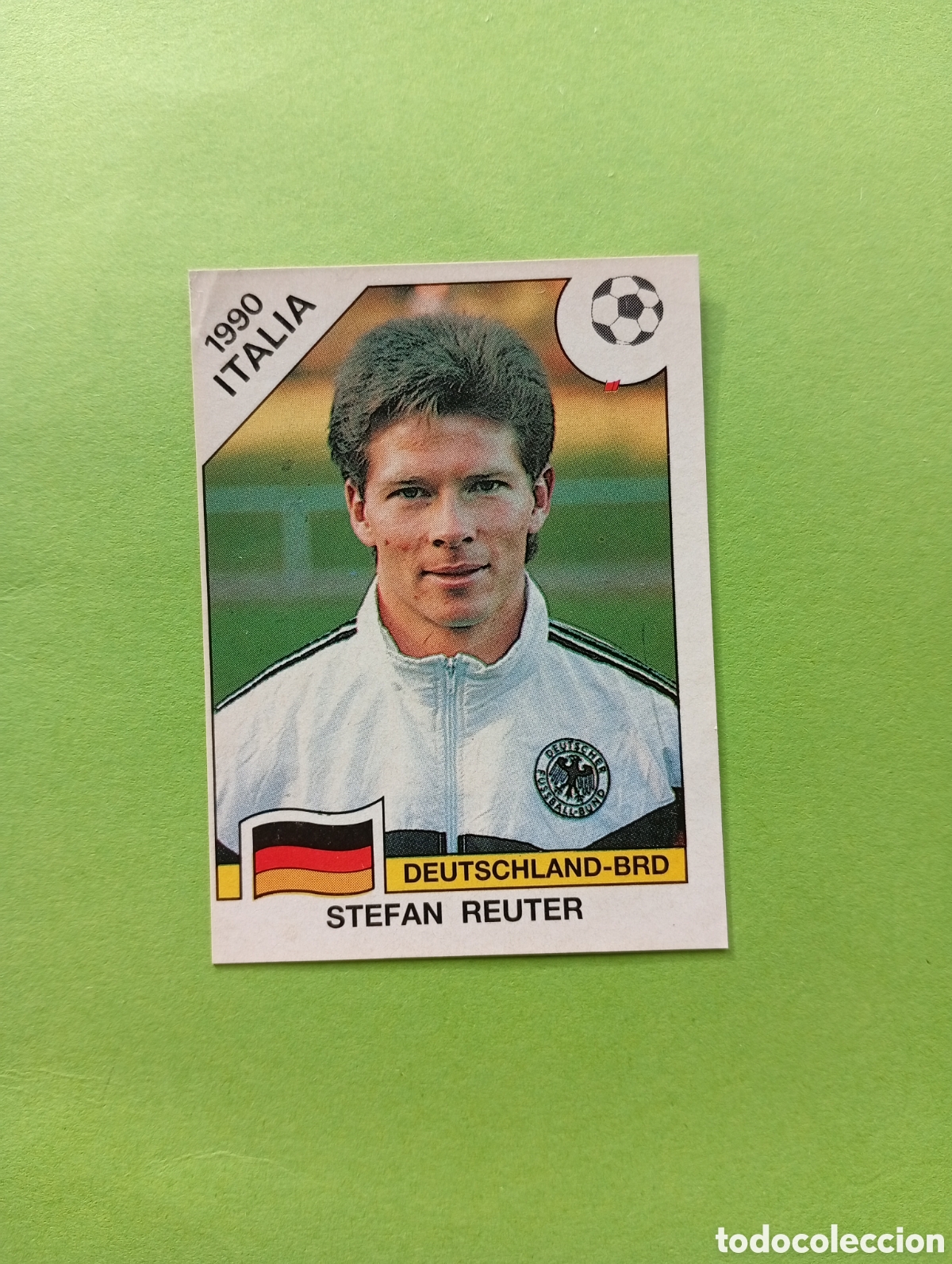 Cartes &agrave; collectionner de Football: 1990 ITALIA 90 - N&ordm; 257 STEFAN REUTER - ALEMANIA - ED. CARVAJAL / PANINI