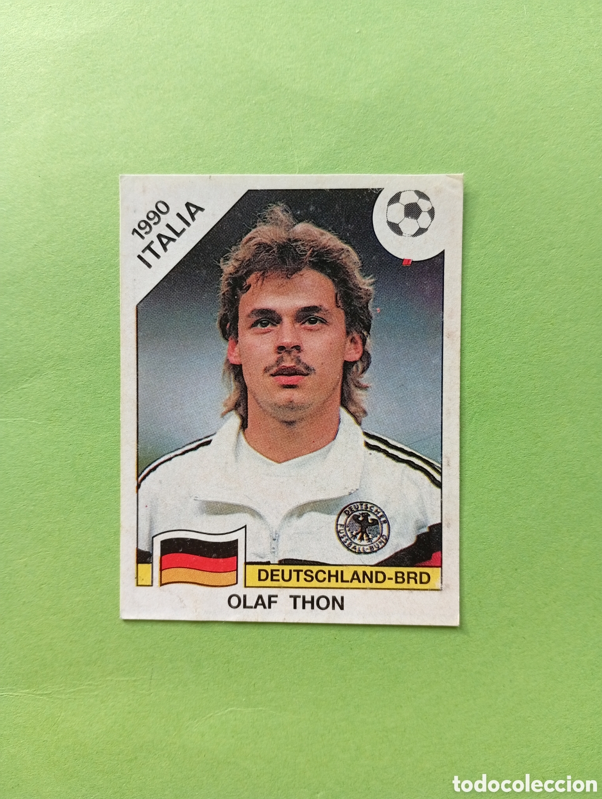 Football Stickers: 1990 ITALIA 90 - N&ordm; 260 OLAF THON - ALEMANIA - ED. CARVAJAL / PANINI