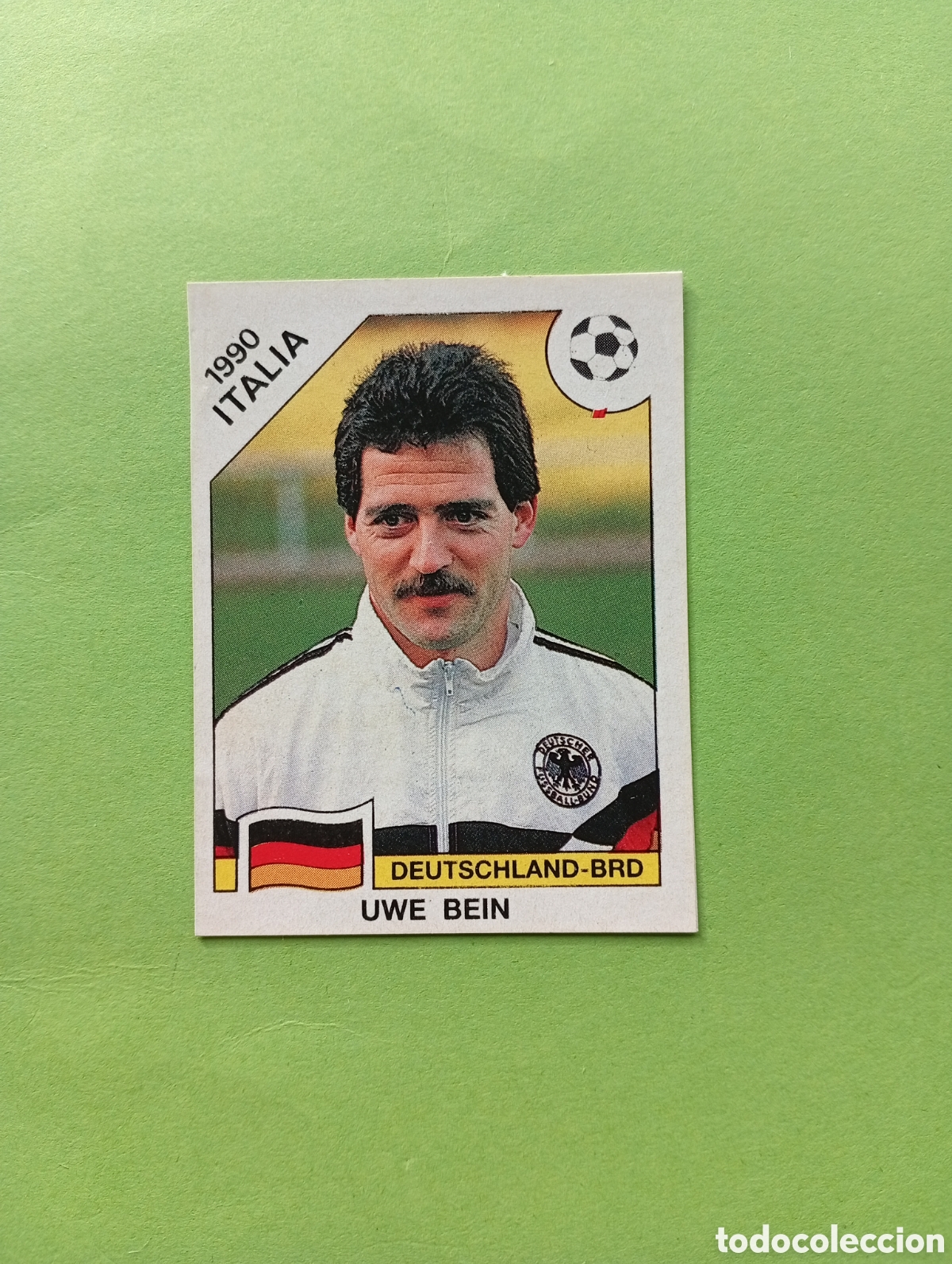 Figurine di Calcio: 1990 ITALIA 90 - N&ordm; 261 UWE BEIN - ALEMANIA - ED. CARVAJAL / PANINI