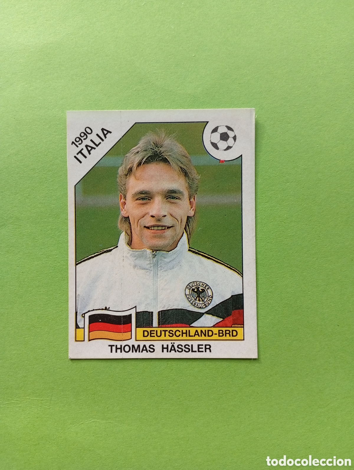 Figurine di Calcio: 1990 ITALIA 90 - N&ordm; 262 THOMAS H&Auml;SSLER - ALEMANIA - ED. CARVAJAL / PANINI