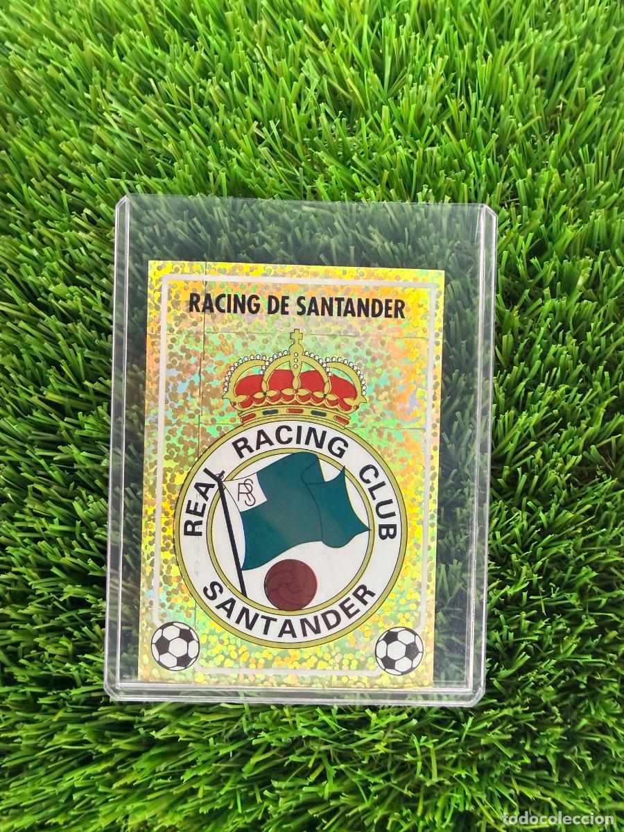 Cromos de f&uacute;tbol: N&ordm; F Escudo R Racing C Liga 96 97