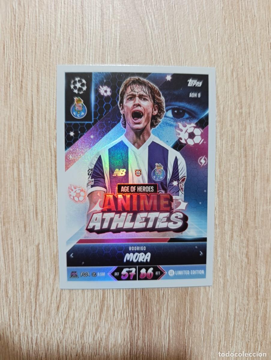 Cromos de f&uacute;tbol: RODRIGO MORA, ANIME ATHLETES