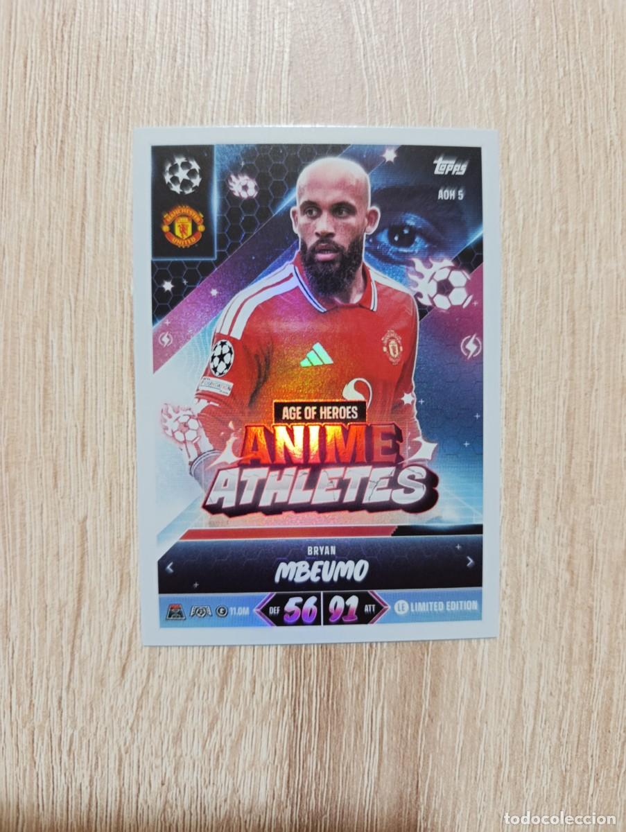 Cromos de f&uacute;tbol: MBEUMO, ANIME ATHLETES