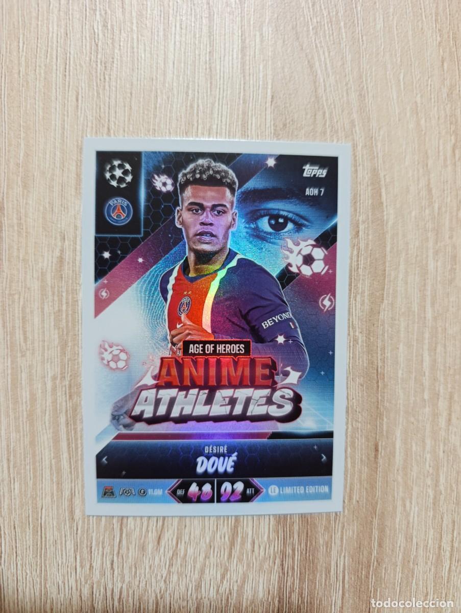 Cromos de f&uacute;tbol: DOUE, ANIME ATHLETES