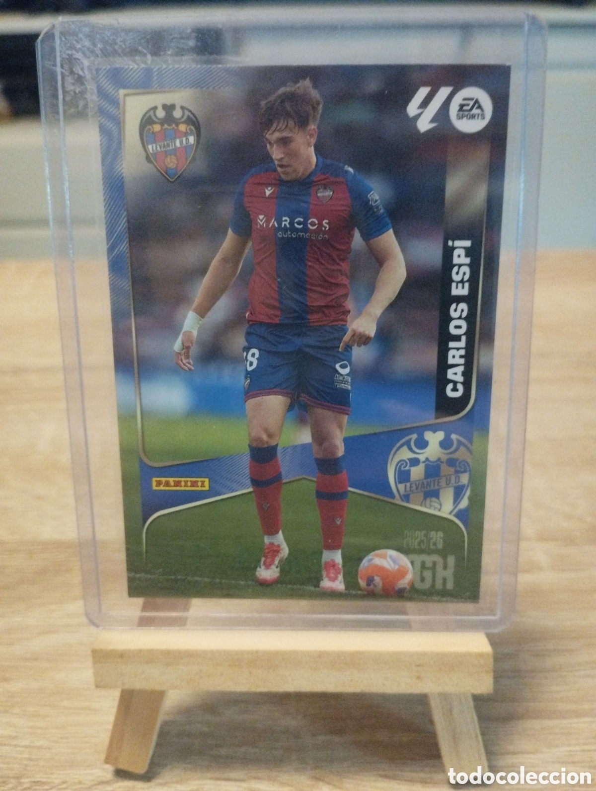Figurine di Calcio: Carta Megacracks Rookie Carlos Esp&iacute;