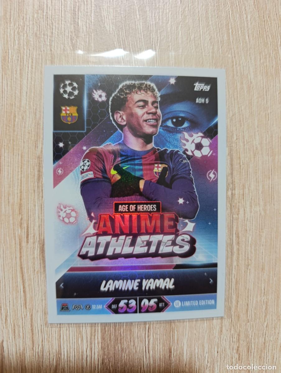 Cromos de f&uacute;tbol: LAMINE YAMAL, ANIME ATHLETES