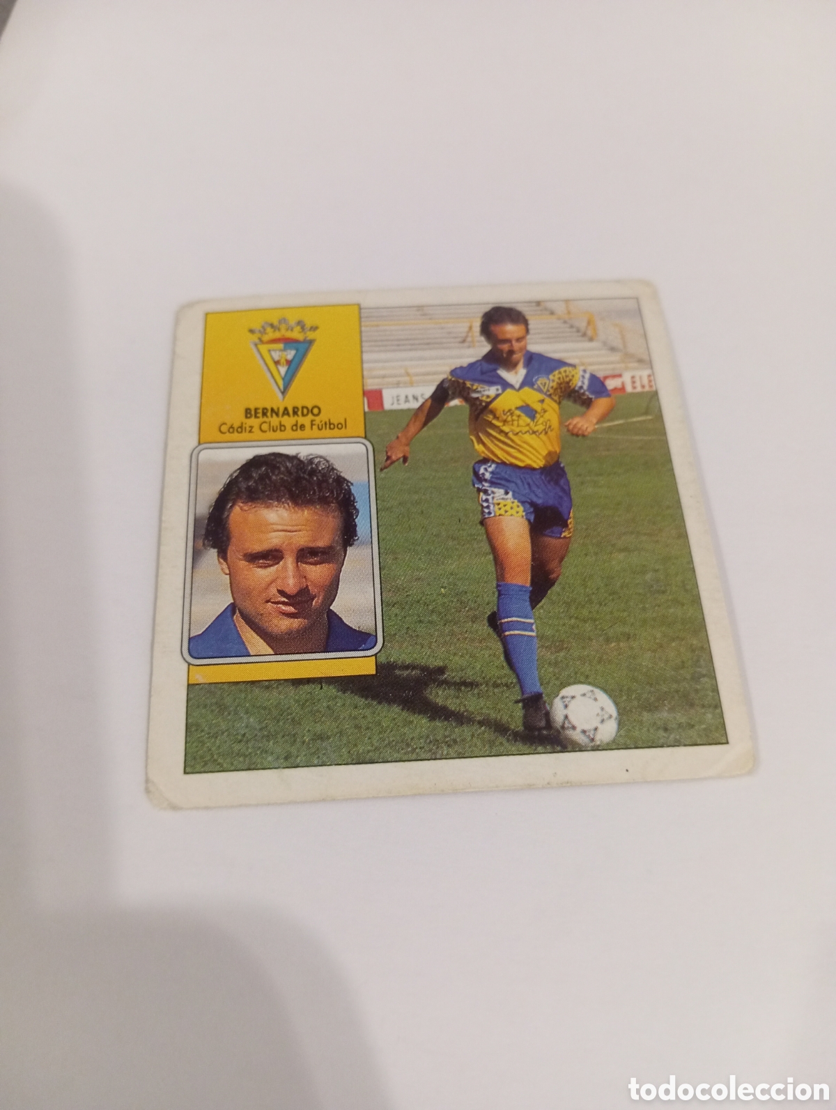 Cromos de f&uacute;tbol: BERNARDO C&aacute;diz Liga Este 1992 1993 NUEVO SIN PEGAR 92 93
