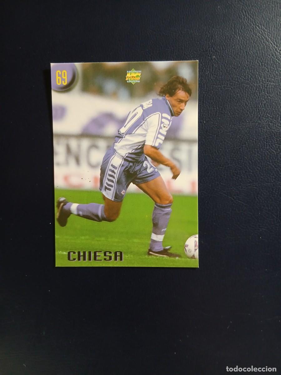 Cromos de f&uacute;tbol: 69 ENRICO CHIESA, FIORENTINA - CALCIATORI 2000 MUNDICROMO ETICHETTA NERA CALCIO