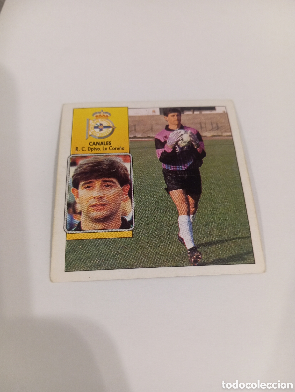 Cromos de f&uacute;tbol: CANALES Deportivo la Coru&ntilde;a Liga Este 1992 1993 NUEVO SIN PEGAR 92 93