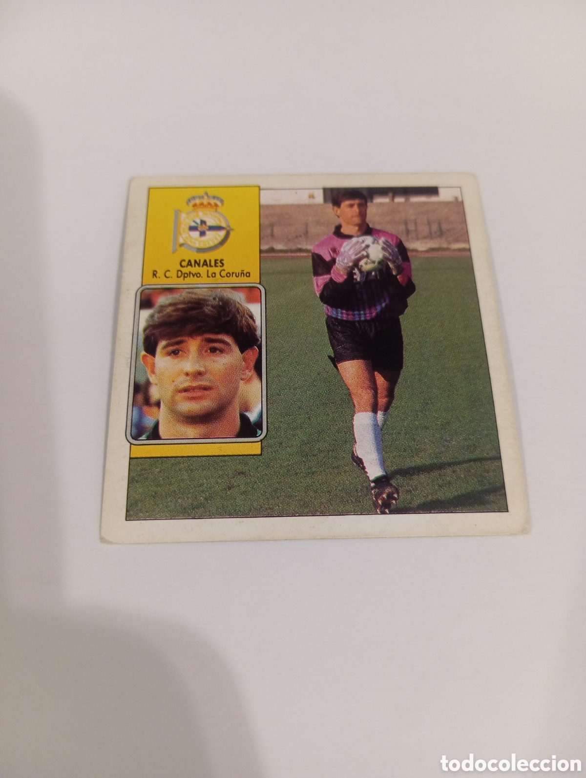 Cromos de f&uacute;tbol: CANALES Deportivo la Coru&ntilde;a Liga Este 1992 1993 NUEVO SIN PEGAR 92 93
