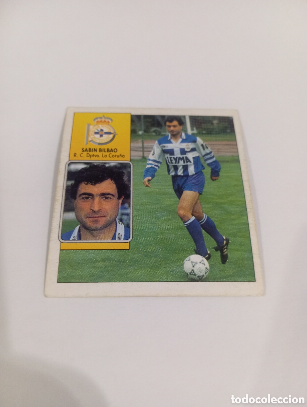 Cromos de f&uacute;tbol: SABIN BILBAO Deportivo la Coru&ntilde;a Liga Este 1992 1993 NUEVO SIN PEGAR 92 93