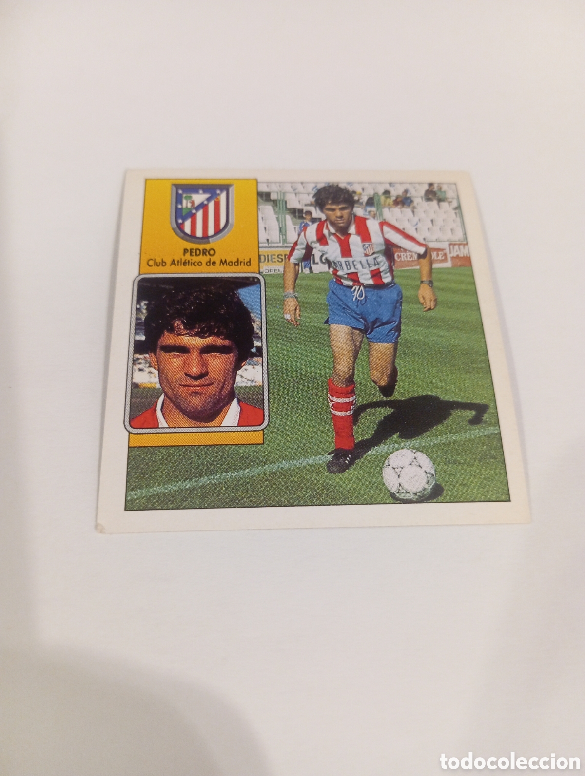 Fu&szlig;ball-Sticker: PEDRO Atl&eacute;tico de Madrid Este 1992 1993 NUEVO SIN PEGAR 92 93
