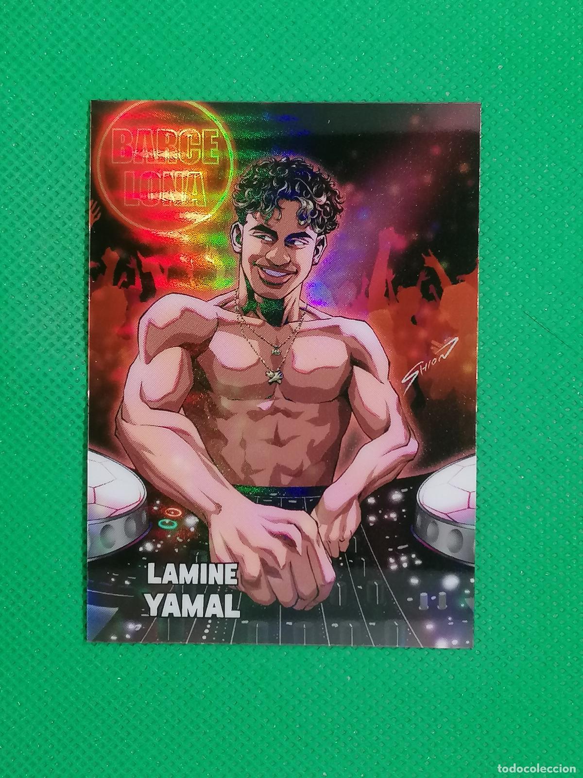 Fu&szlig;ball-Sticker: LAMINE YAMAL BARCELONA OVA-14 SHION MINABE DJ ⚽ LEAF TRADING CARDS ANIME NATION OVA 26 2026 ⚽