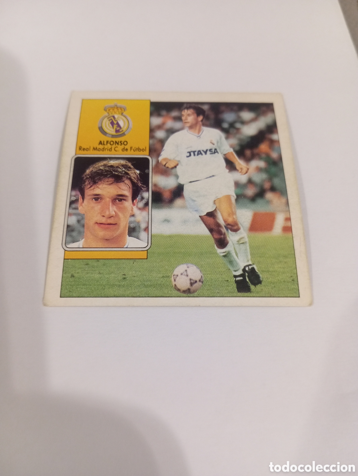 Fu&szlig;ball-Sticker: ALFONSO Real Madrid Este 1992 1993 NUEVO SIN PEGAR 92 93