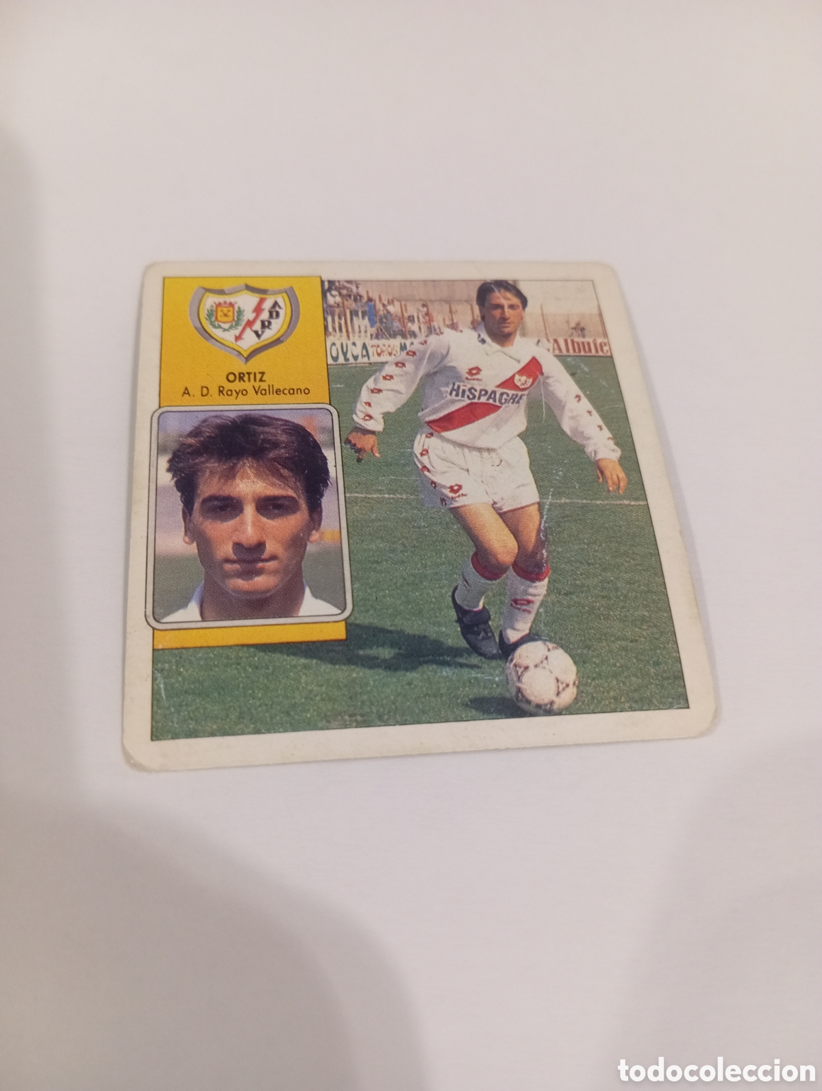Cromos de f&uacute;tbol: ORTIZ Rayo Vallecano Este 1992 1993 NUEVO SIN PEGAR 92 93
