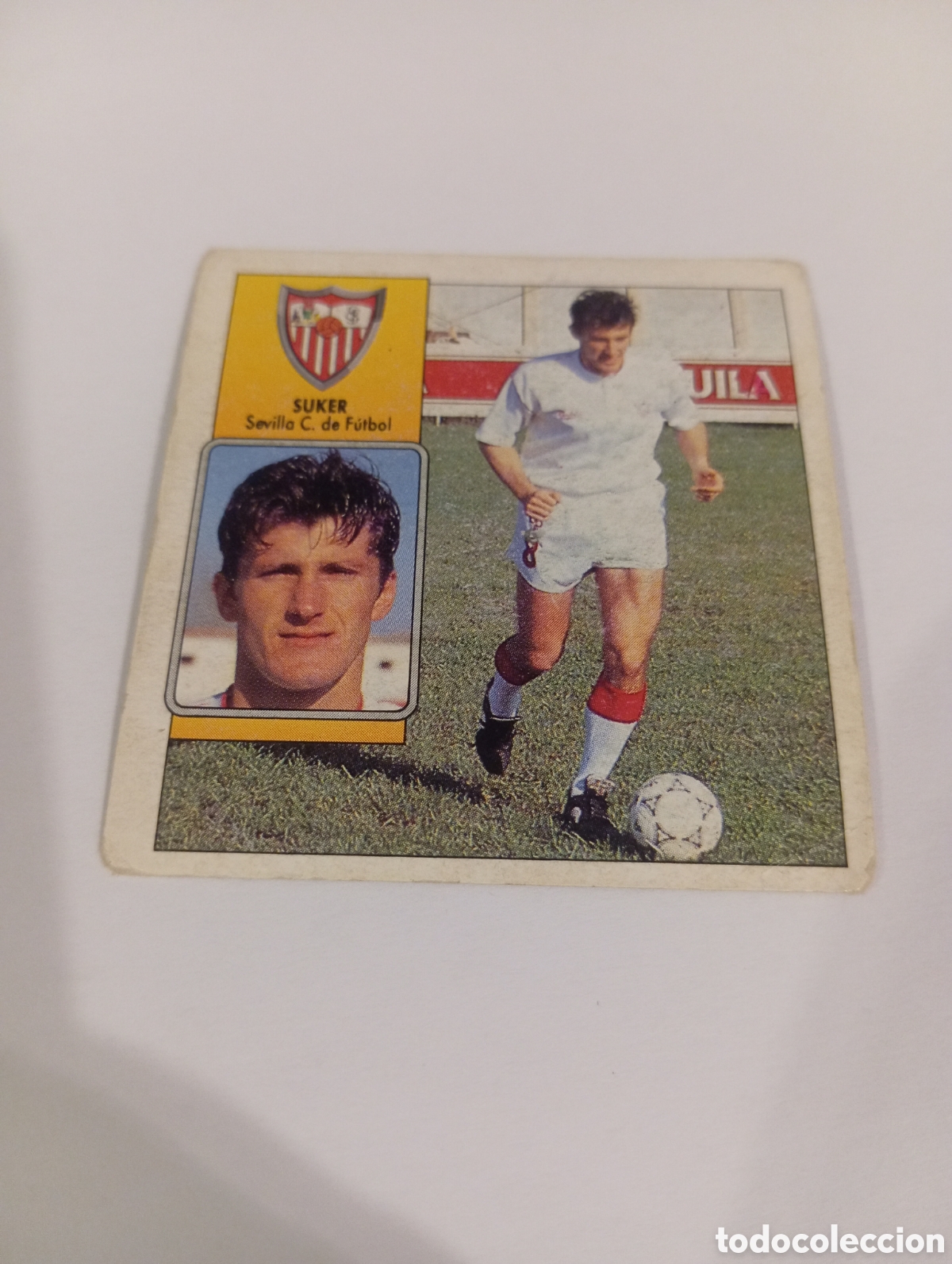 Cromos de f&uacute;tbol: SUKER Sevilla Este 1992 1993 NUEVO SIN PEGAR 92 93