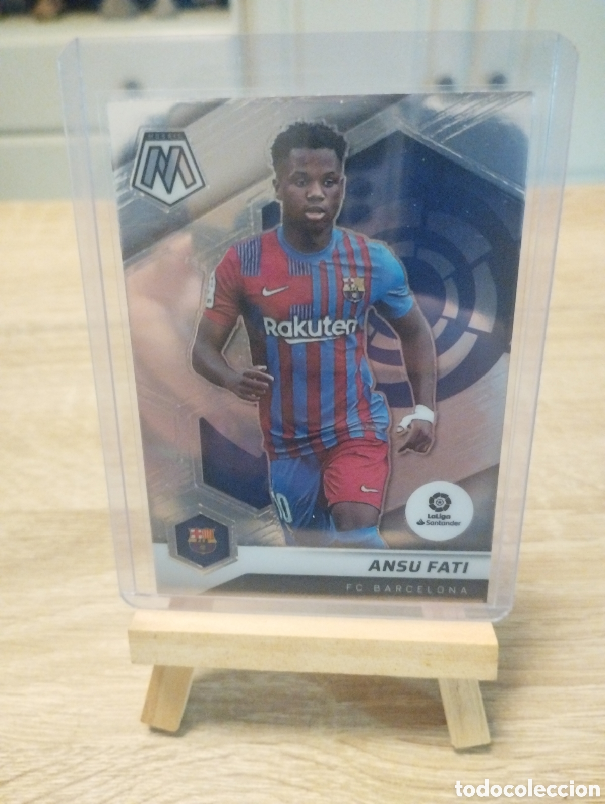 Cromos de f&uacute;tbol: Carta Panini Silver Prizm Ansu Fati FC Barcelona