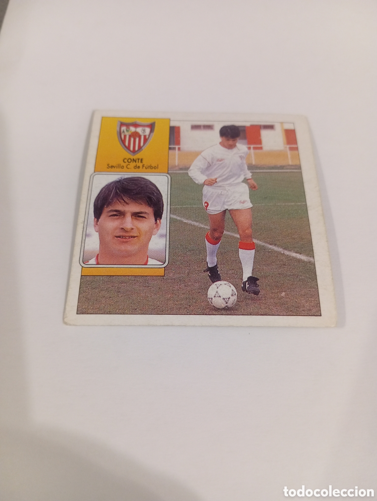 Cromos de f&uacute;tbol: CONTE Sevilla Este 1992 1993 NUEVO SIN PEGAR 92 93