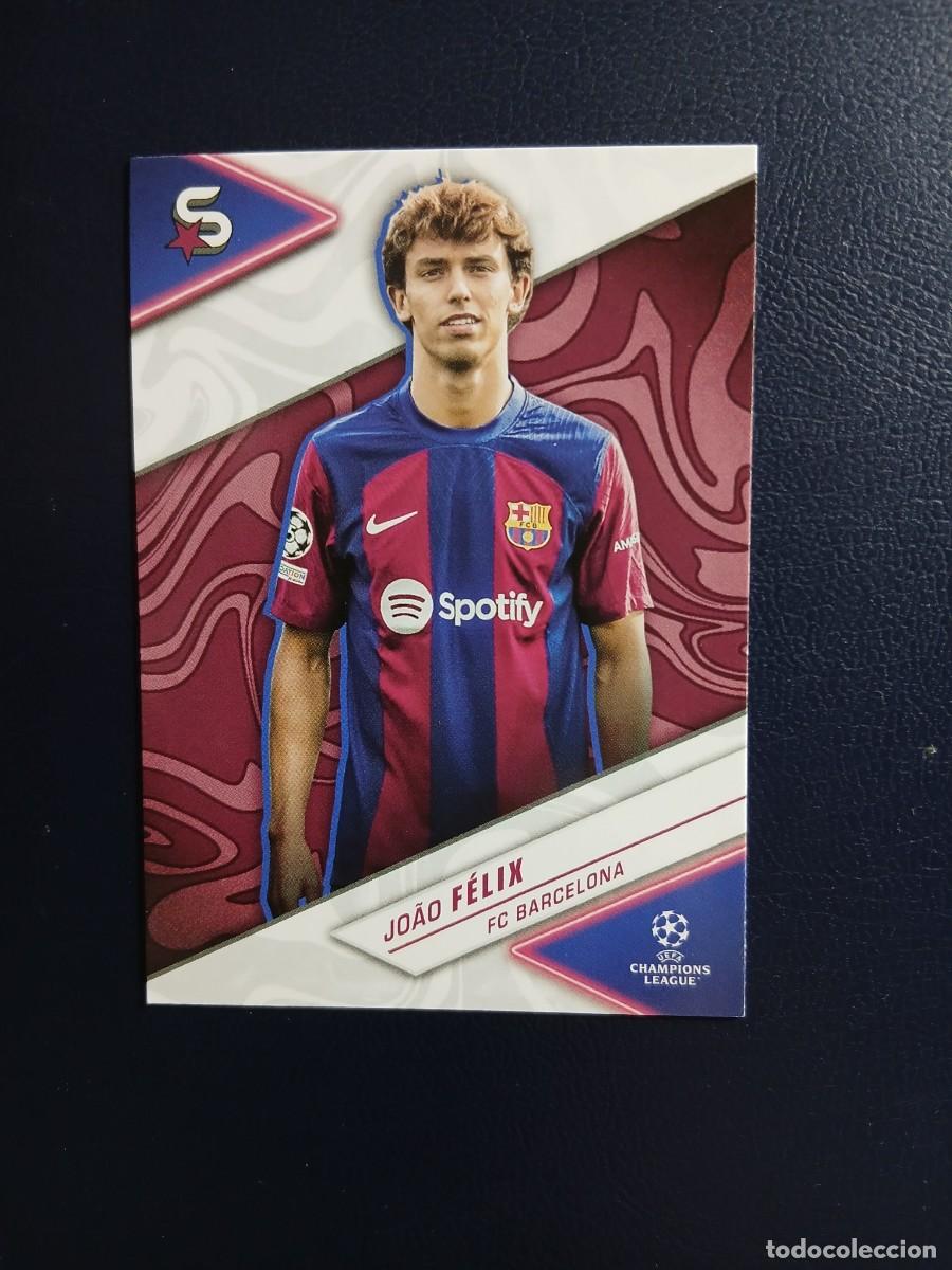 Cromos de f&uacute;tbol: 45 JOAO F&Eacute;LIX BARCELONA TOPPS SUPERSTARS 2023-2024