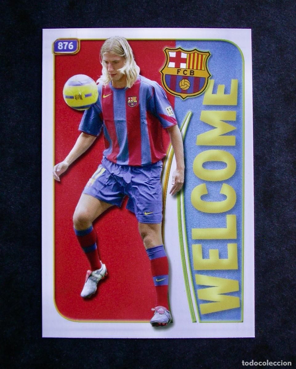 Cromos de f&uacute;tbol: 876 MAXI L&Oacute;PEZ / WELCOME MATE / LAS FICHAS DE LA LIGA 2004 2005 04 05 / MUNDICROMO