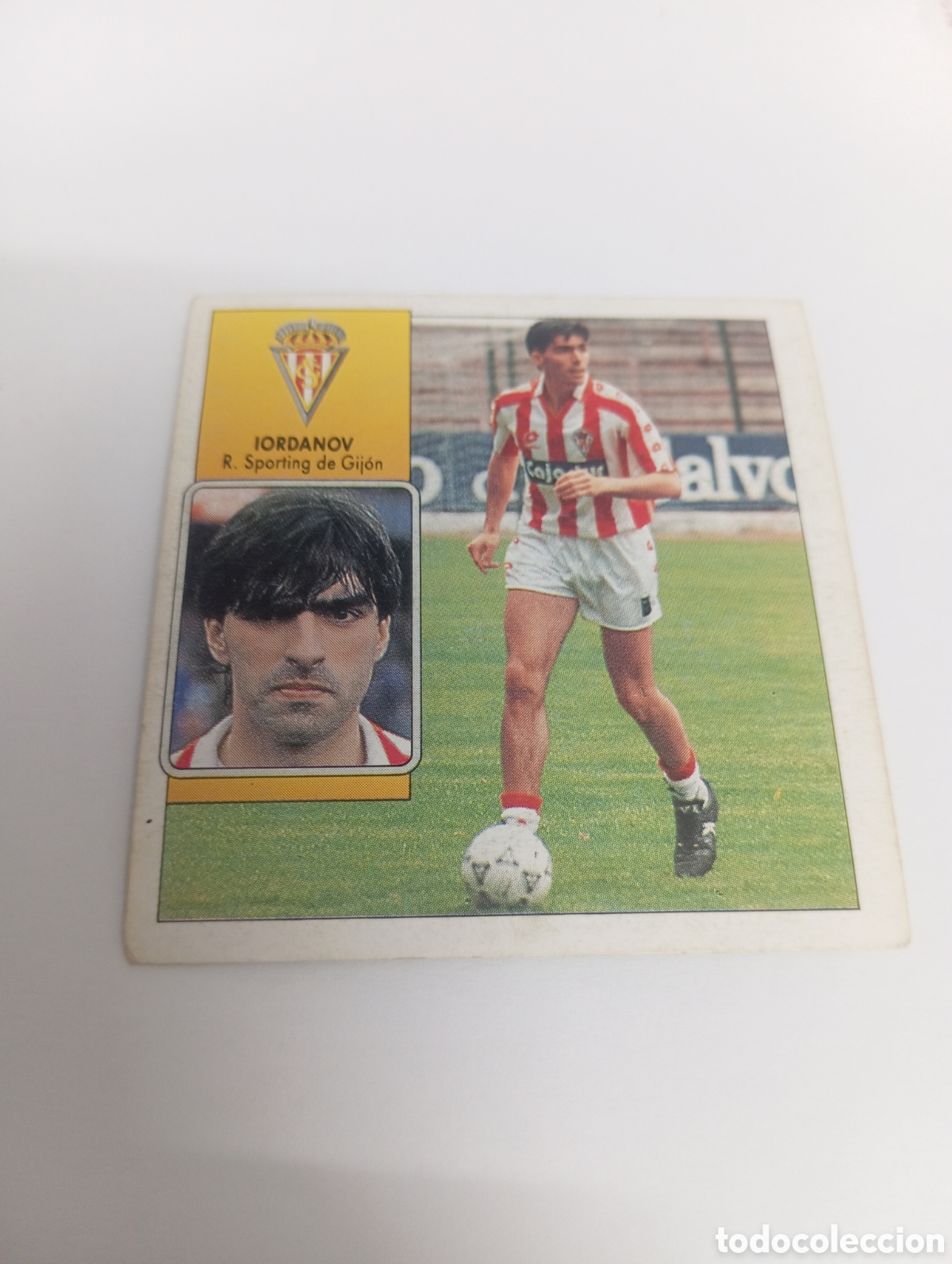 Cromos de f&uacute;tbol: IORDANOV Sporting de Gij&oacute;n Este 1992 1993 NUEVO SIN PEGAR 92 93