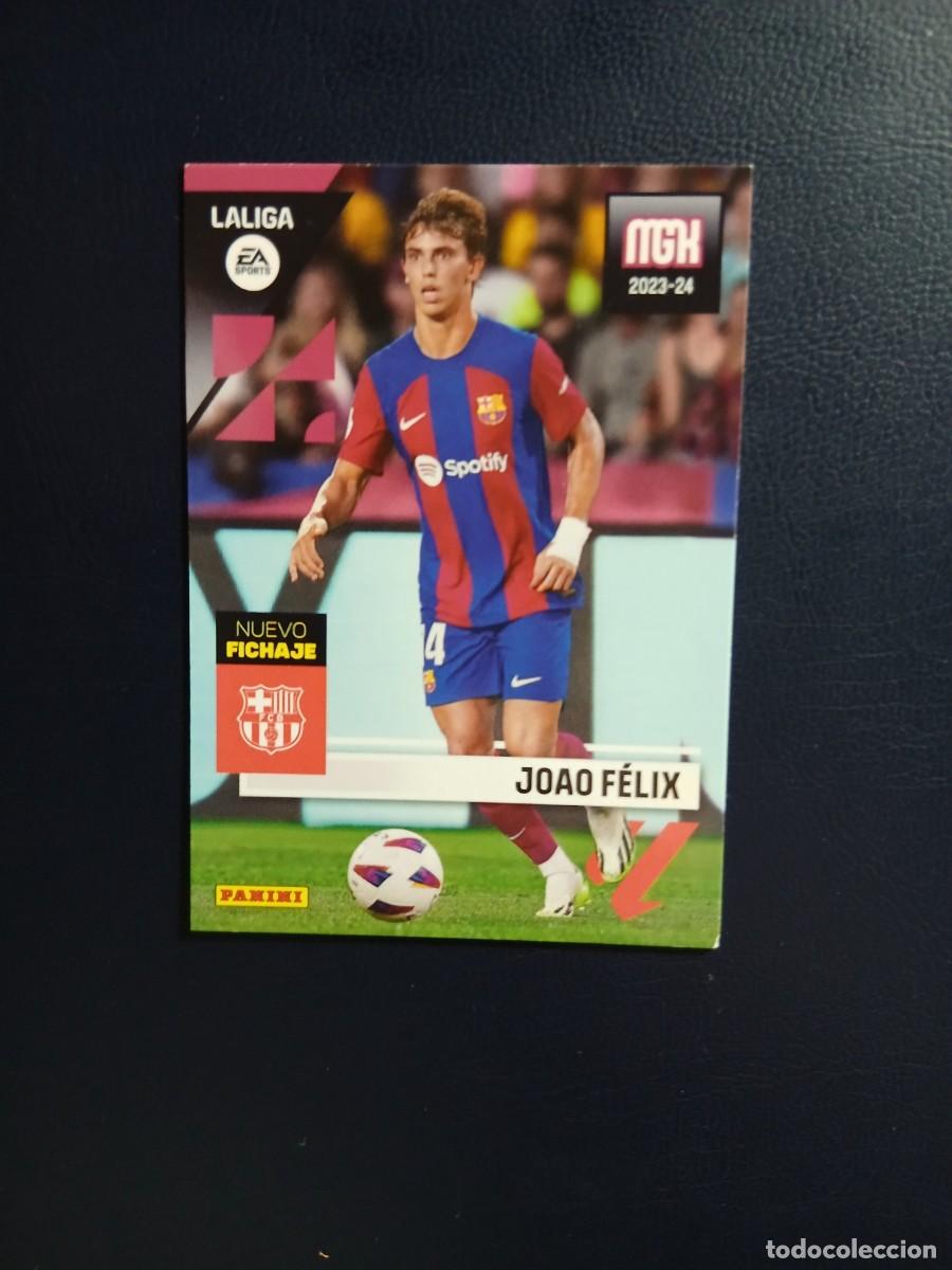Cromos de f&uacute;tbol: 503 Jo&atilde;o F&eacute;lix, FC Barcelona, Nuevo Fichaje, Panini Megacracks 2023 2024 23 24
