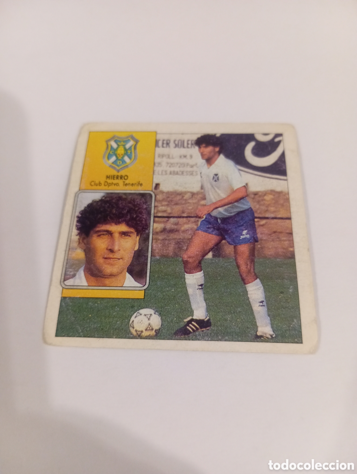 Cromos de f&uacute;tbol: HIERRO Tenerife Este 1992 1993 NUEVO SIN PEGAR 92 93